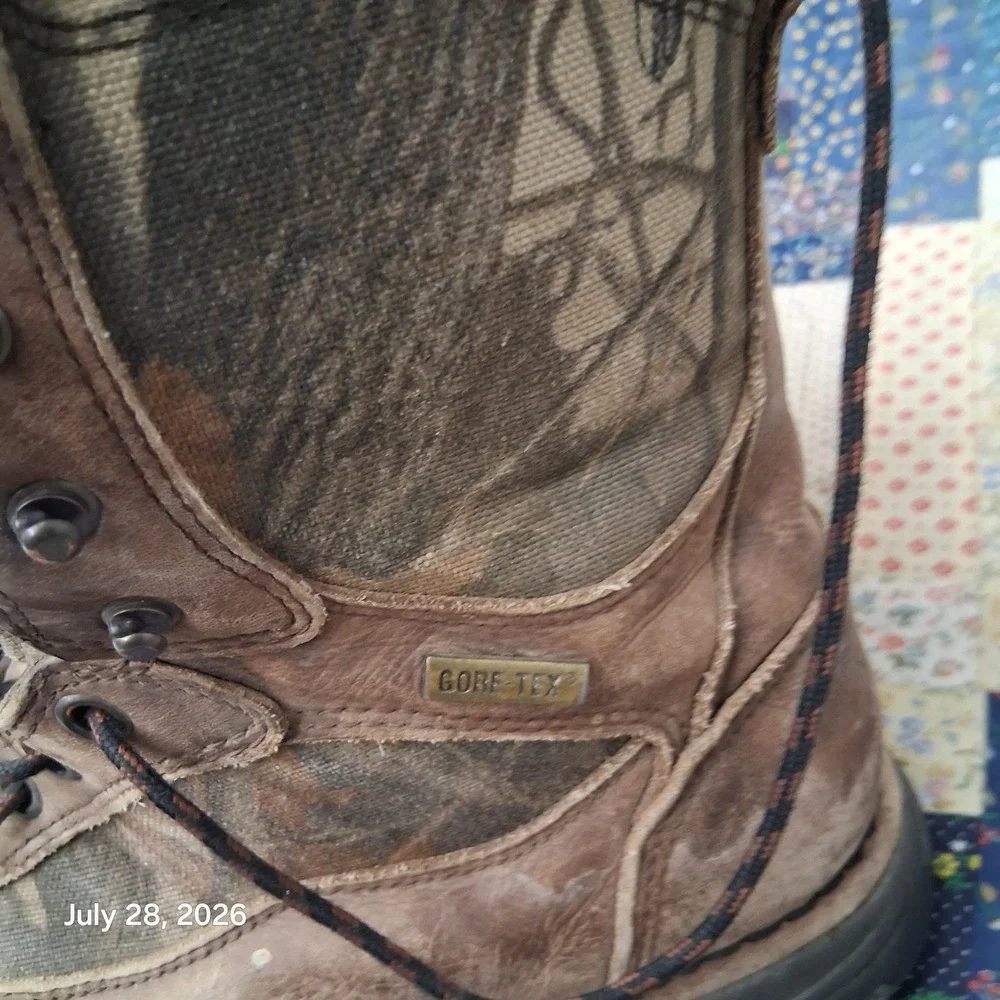 Danner Pronghorn Mens 10.5 D Brown Realtree Camo Gore-Tex Hunting Boots 42216